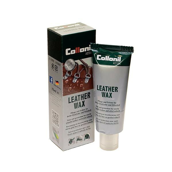 Collonil(コロニル) アクティブレザーワックス 75ml カラーレス 革 お手入れ 革用 革靴 ブーツ 登山 コロニル collonil チューブ 天然 レザー