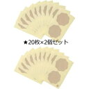 【クーポン最大600円OFF 】在庫あり 【メール便送料無料】 ニップルシール たっぷり40枚（20枚×2個）お得な特別セット バスト バストトップ 乳首 シール ベージュ 肌色 夏 薄着 Tシャツ シルエット ニップレス 男性 女性