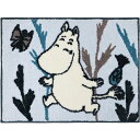 【クーポン最大550円OFF!】あす楽!!【送料無料】おさんぽムーミン バスマット 約45x60 ヨコズナクリエーション 足元マット脱衣所 洗面所 入浴 風呂 ...
