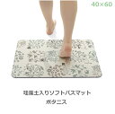 【クーポン最大550円OFF!】あす楽!!【送料無料】ムーミン 珪藻土入り ソフトバスマット ボタニス ヨコズナクリエーション 40×60 珪藻土 抗菌 防臭バ...