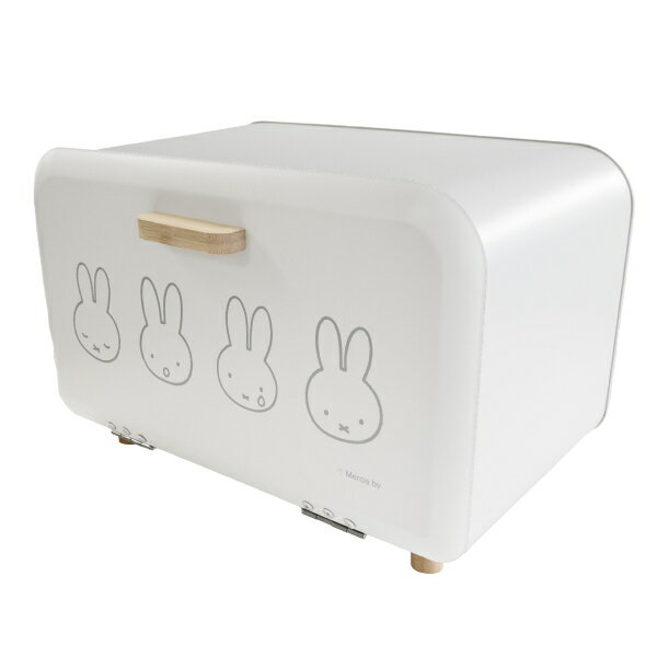 乐天商城 - 【クーポン配布中!】在庫あり!!【送料無料】miffy ブレッドケース M オカトー Okato ミッフィー ディックブルーナ パン入れ 調味料入れ お菓子入れ 小物入れ 収納 ケース 保存容器 モノトーン おしゃれ 北欧 シンプル キッチン 台所 かわいい スチール すっきり
