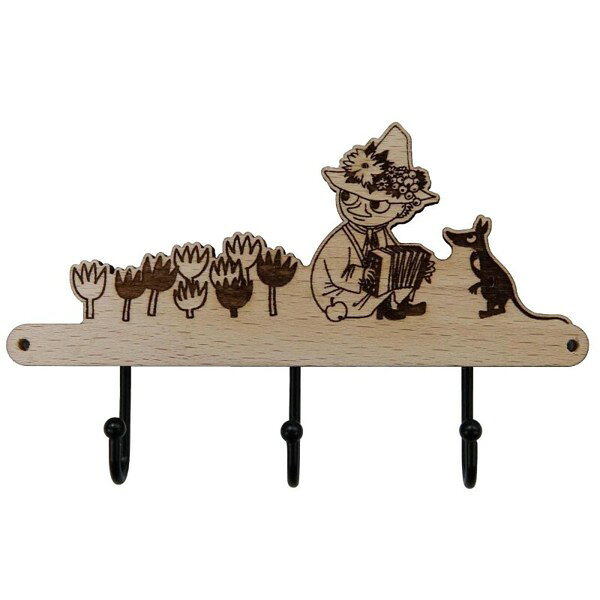 【クーポン最大600円OFF!】【メール便送料無料】 木製キーハンガー スナフキン サンファーム KC5221 マグネット スチール 金属 素朴 玄関 部屋 子供部屋 北欧 インテリア 木製品 おしゃれ ドア ムーミンハウス かわいい Moomin キャラクター