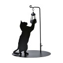 【クーポン最大600円OFF!】あす楽!!【送料無料】シルエットソーラーライト(キャット)セトクラフト SI-1961 猫 ねこ ネコ CAT ガーデンライト ...