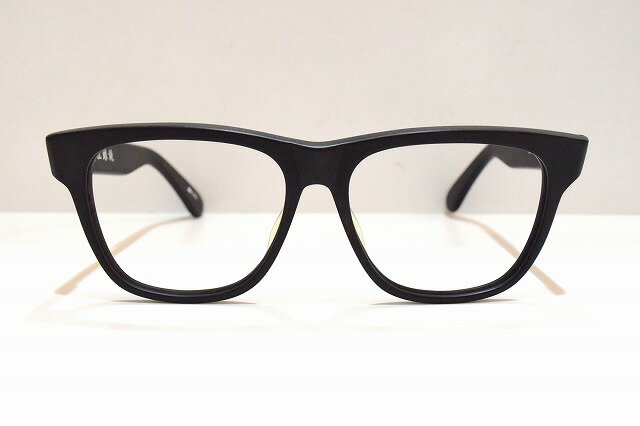 鯖江眼鏡 No.537 col.クロマットヴィンテージメガネフレーム新品めがね眼鏡サングラス職人手作り日本製メンズレディース艶消し黒ぶち