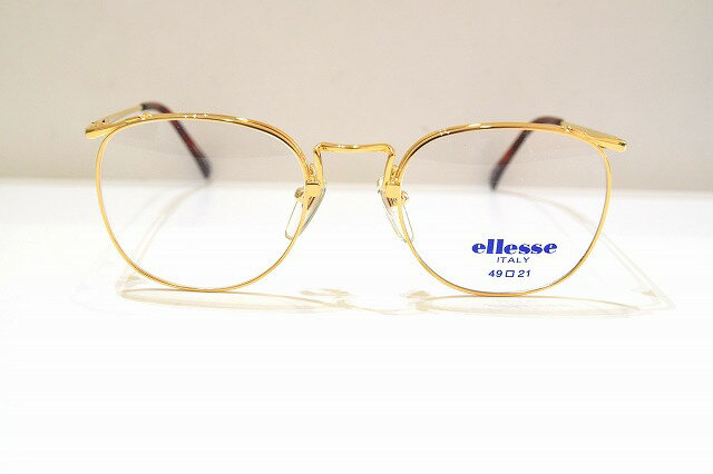 エレッセ ellesse(エレッセ) 234 col.SUNNY GOLDヴィンテージメガネフレーム新品めがね眼鏡サングラスメンズレディース男性用女性用クラシック