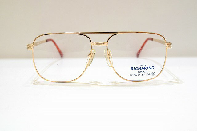 RICHMOND リッチモンド RM-340 col.1 ヴィンテージメガネフレーム新品めがね眼鏡サングラスメンズレディース男性用女性用ツーブリッジ