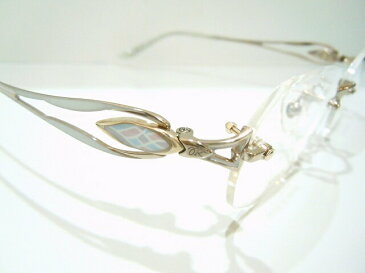 Revillon（レヴィオン）RE-4234 ふちなしメガネフレーム新品 めがね　眼鏡　サングラス　鯖江　手作り　七宝