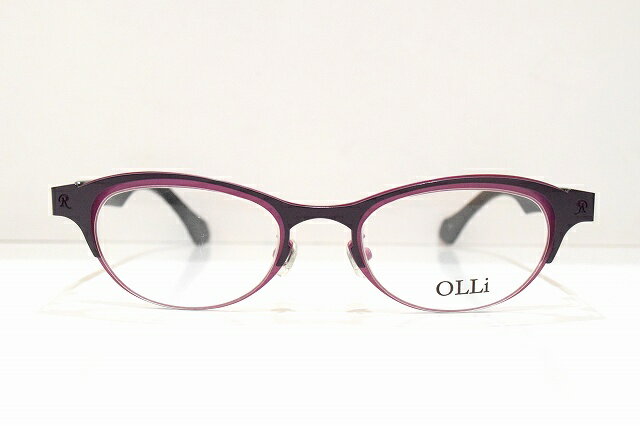 OLLi O-9001 col.3メガネフレーム新品　ボストン型　めがね　眼鏡　サングラス　伊達　おしゃれ　可愛い　特価