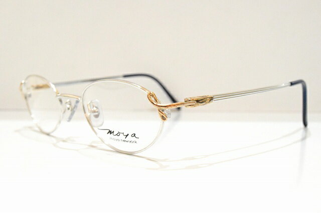 moya M-7001 18KGPヴィンテージメガネフレーム新品 めがね　眼鏡　サングラス　可愛い　デコレーション　おしゃれ 2