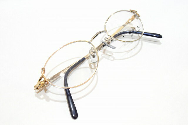 moya M-7001 18KGPヴィンテージメガネフレーム新品 めがね　眼鏡　サングラス　可愛い　デコレーション　おしゃれ 3