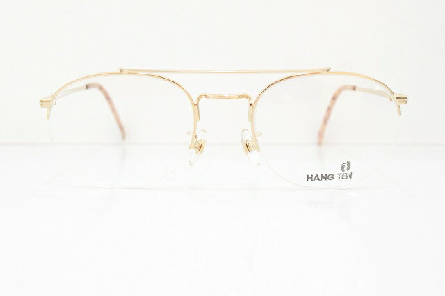 HANG TEN(ハンテン)HT-8127 ヴィンテージメガネフレーム新品 めがね　眼鏡　サングラスツーブリッジmen'sおしゃれ