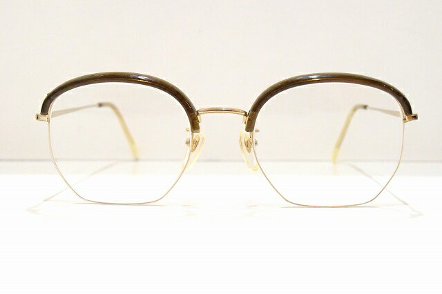 KENT（ケント）8128 col.01ビンテージメガネフレーム新品めがね　眼鏡　サングラス彫金クラシックブローボストン型