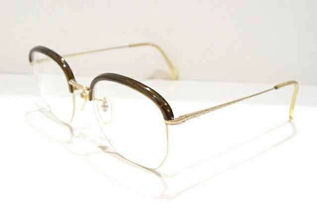 KENT（ケント）8128 col.01ビンテージメガネフレーム新品めがね　眼鏡　サングラス彫金クラシックブローボストン型 2