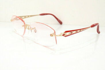 PURELE（ピュアレ）RH-822 59メガネフレーム新品ダイヤカットふちなしめがね鯖江眼鏡　サングラス甲府婦人レディース