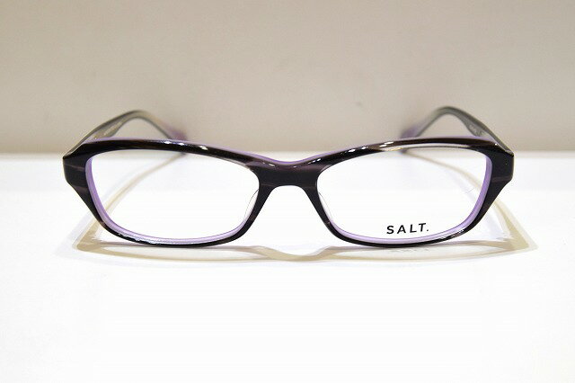SALT. ソルト Claire col.BKMEO ヴィンテージメガネフレーム新品めがね眼鏡サングラスメンズレディース男性用女性用日本製