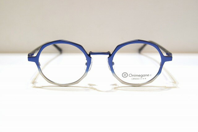 Onimegane オニメガネ OG-9102 col.BL メガネフレーム新品めがね眼鏡サングラスメンズレディース男性用女性用(4)