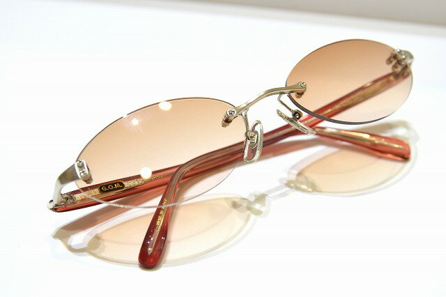 G.O.M 462 col.3ヴィンテージメガネフレーム新品めがね眼鏡サングラスメンズレディース男性用女性用ふちなし日本製