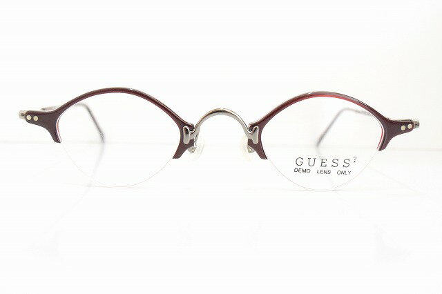GUESS(ゲス)GU4072 col.RDヴィンテージメガネフレーム新品めがね眼鏡サングラスクラシック軽量メンズレディース