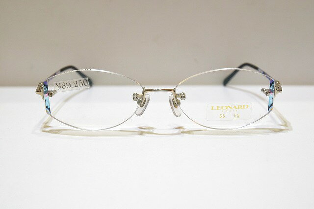 LEONARD（レオナール）LEJ35A WPL A524ヴィンテージメガネフレーム新品めがね眼鏡サングラスふちなしジュエリーHOYAホヤ