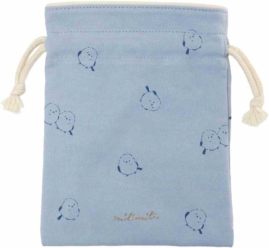 【新品 雑貨】ミリミリ milimiliきんちゃくポーチ シマエナガ アニマル クーリア巾着袋 きんちゃく袋 袋 巾着ポーチ きんちゃくポーチ ポーチ 小物入れ...