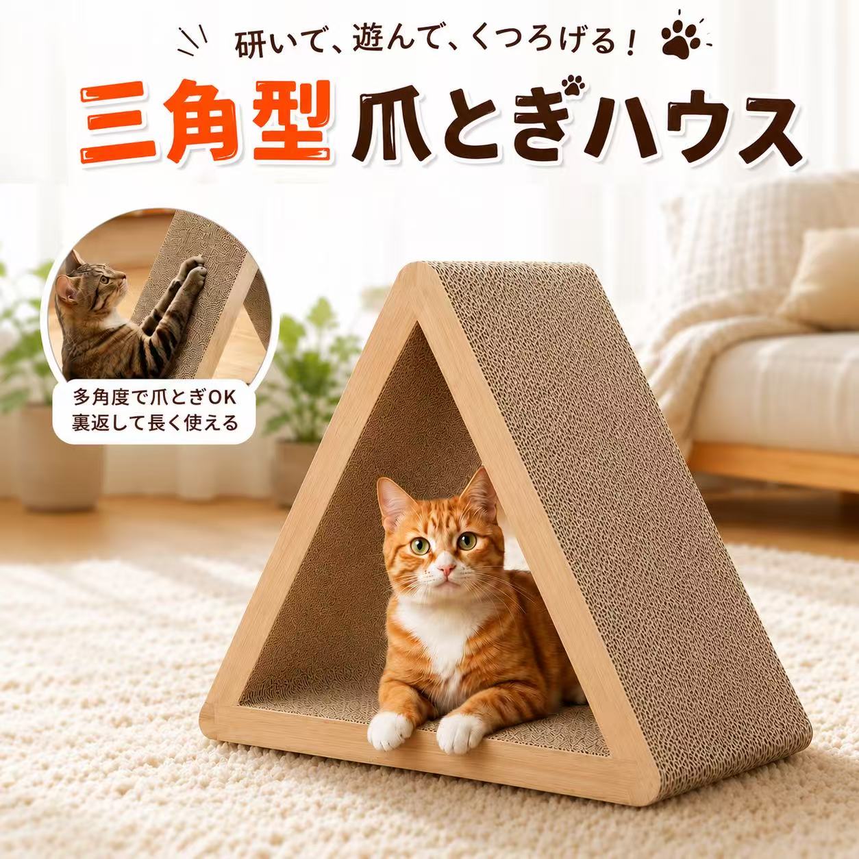 楽天市場】キャット トンネル（猫用爪とぎ｜爪ケア用品）：ペット用お