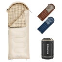 【15%OFFクーポン】KingCamp 寝袋 シュラフ 封筒型 連結可能 キャンプ 軽量 洗える ワイドサイズ 温度調節 コンパクト ふんわり 簡単収納 オー...