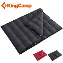 【15%OFFクーポン】KingCamp ブランケット マルチブランケット 200×144cm 大判 防寒 コンパクト 超軽量 撥水加工 キャンプ アウトドア 毛布 ひざ掛け 腰巻 肩掛け 旅行用 車中泊 テント用キルト 登山 柔らかい 暖かい 冷房対策 オフイス 自宅