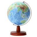 WATANABE 渡辺教具製作所 地球儀 WB 地勢タイプ 木台 (No.2305) 【正規品】【smtb-f】
