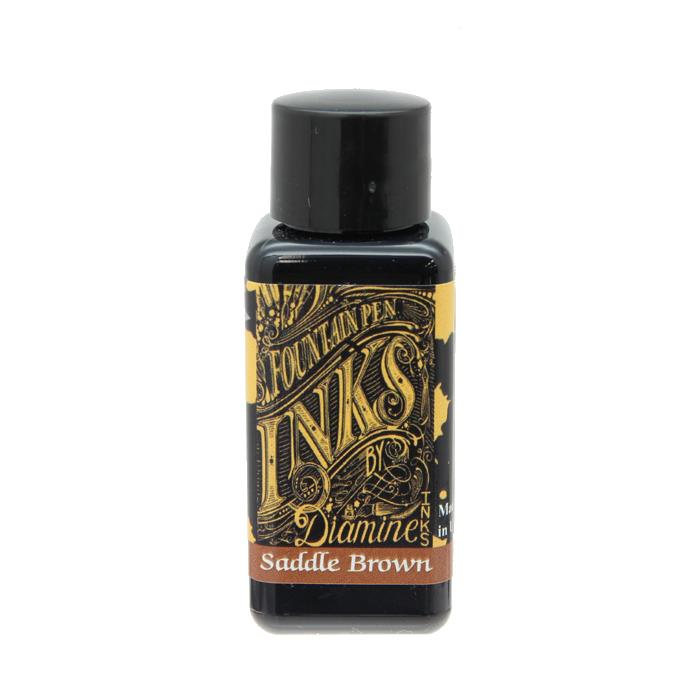 【万年筆 インク】 DIAMINE ダイアミン ボトルインク サドルブラウン（Saddle Brown） 30ml 【正規品】