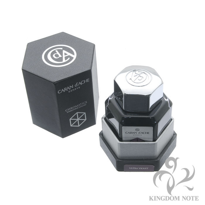 【万年筆 インク】 CARAN d'ACHE カランダッシュ ボトルインク ウルトラバイオレット 50ml 【正規品】 kingdomnote-10035355 キングダムノート楽天市場店 サンプル画像2