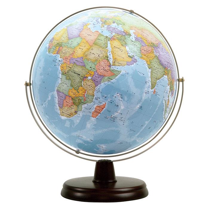 WATANABE 渡辺教具製作所 地球儀 リブラブルー 木台 (No.3060) 【正規品】【メーカー取寄せ品】【smtb-f】