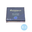 【万年筆 インク】 WATERMAN ウォーターマン ミニカートリッジインク セレニティブルー 6本入 【正規品】