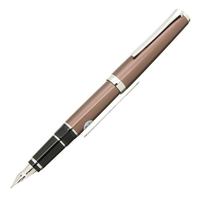 PILOT パイロット 万年筆 エラボー 金属軸 ブラウン 【正規品】【smtb-f】