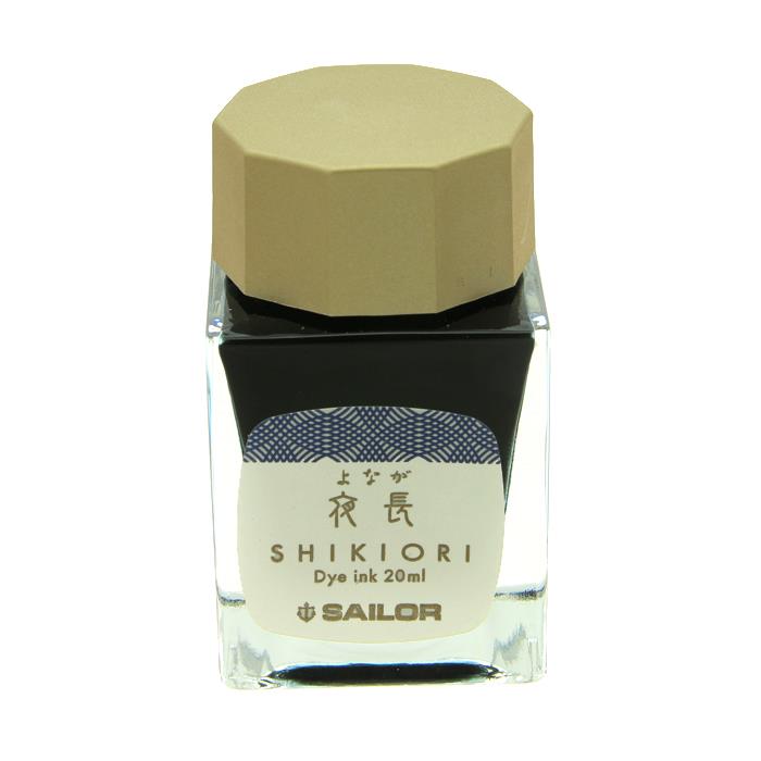 【万年筆 インク】 SAILOR セーラー ボトルインク SHIKIORI [四季織] 月夜の水面 夜長 20ml 【正規品】