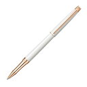 CARAN d'ACHE カランダッシュ ローラーボール レマンスリム ホワイト・ローズゴールド 【正規品】【メーカー取寄せ品】【smtb-f】