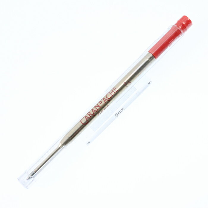 樂天商城 - CARAN d'ACHE カランダッシュ ボールペン替芯 ゴリアットカートリッジ 赤 F 【正規品】
