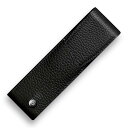 CARAN d'ACHE カランダッシュ ペンケース レマン マロキネリー 2本挿し ブラック 【正規品】【メーカー取寄せ品】【smtb-f】