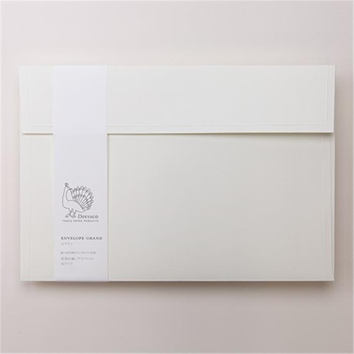 Dressco ドレスコ 封筒 エンベロープ グランド ホワイト 【正規品】