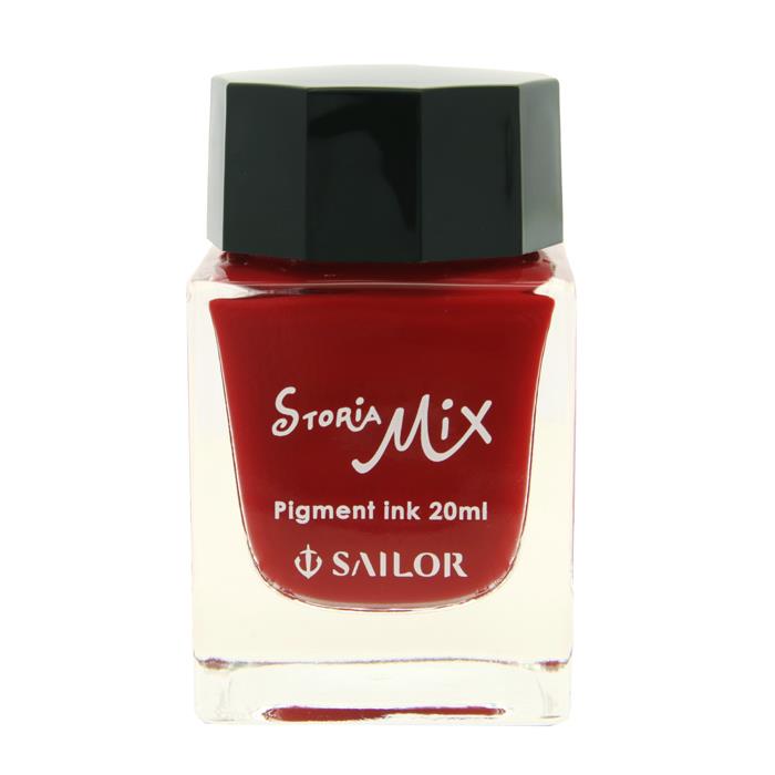 【万年筆 インク】 SAILOR セーラー ボトルインク STORiA MIX 顔料 20ml ピンク 【正規品】 1