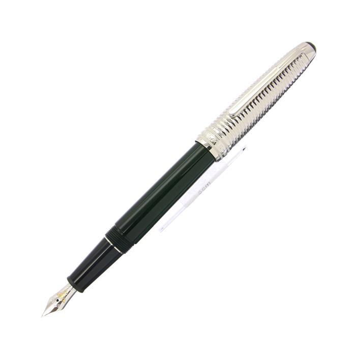 MONTBLANC モンブラン 万年筆 マイスターシュテュック #145 ドゥエ ジオメトリー F 【正規品】