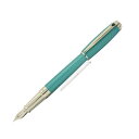 S.T.Dupont エス・テー・デュポン 万年筆 ラインD L ギヨシェアンダーラッカー アクアマリンナチュラルラッカー M 【正規品】【smtb-f】