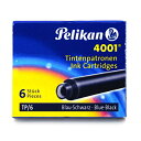 【万年筆 インク】 Pelikan ペリカン カートリッジインク TP/6 ブルーブラック 6本入り【正規品】