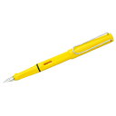《新品》 LAMY ラミー 万年筆 サファリ L18 イエロー M 【ラッピング無料】【正規品】