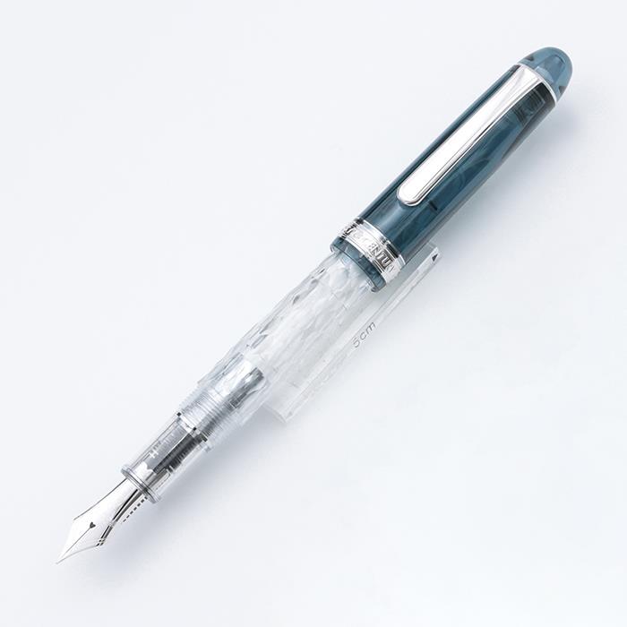 WANCHER夢万年筆DREAMPEN誠エボナイトマーブルレッドMARBLEREDシガー形状【ワンチャー万年筆】(F細字(金メッキ))