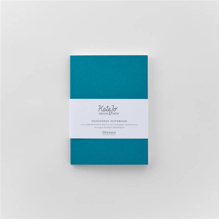 Dressco ドレスコ ノート オニオンスキンノート ティールブルー 四六判 無地 1748355 【正規品】