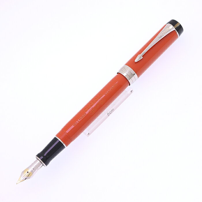 PARKER パーカー 万年筆 デュオフォールド クラシック ビッグレッドCT センテニアル F【中古-良品】【smtb-f】