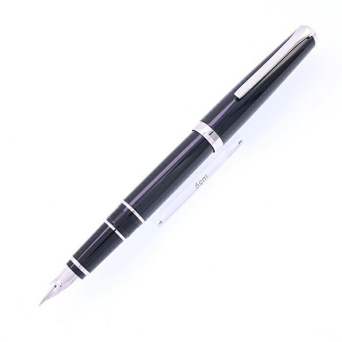 PILOT パイロット 万年筆 エラボー ブラック (金属軸) 軟太字【中古-良上品】【smtb-f】