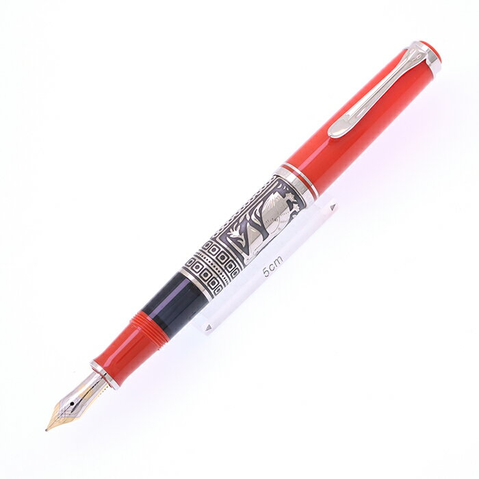 乐天商城 - Pelikan ペリカン 万年筆 特別生産品 M710 トレド レッド M【中古-良上品】【smtb-f】