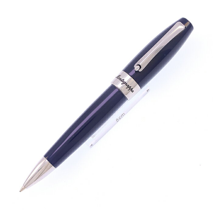 乐天商城 - Montegrappa モンテグラッパ ボールペン フォーチュナ レジン ブルー/パラジウム【中古-良上品】【smtb-f】