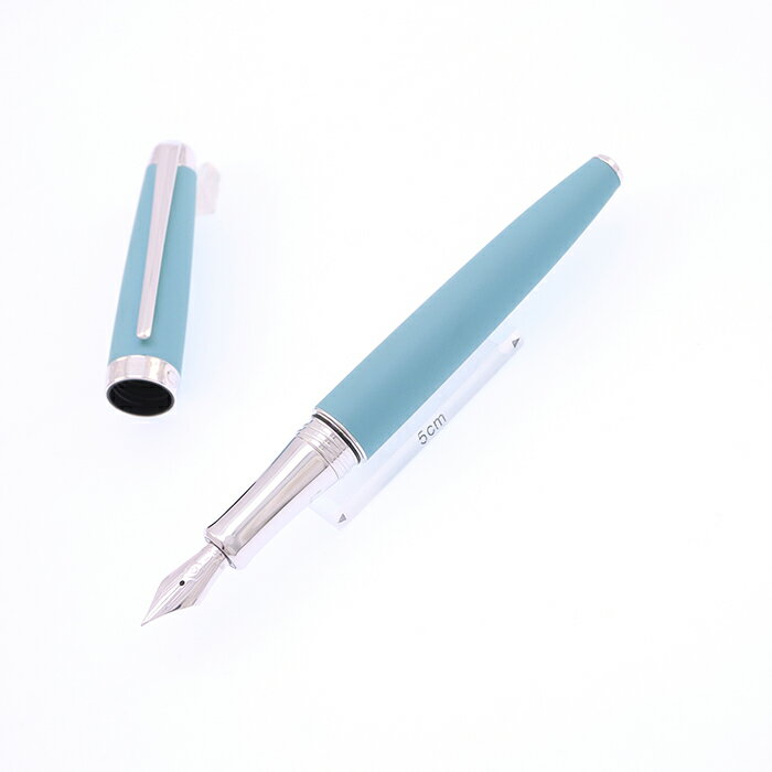 樂天商城 - CARAN d'ACHE カランダッシュ 万年筆 レマン アルパインブルー F【中古-良上品】【smtb-f】